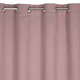 Zasłona pudrowy róż zaciemniająca o strukturze drobnej krateczki 140x250 przelotka AMARO Eurofirany