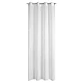 Firana biała z błyszczącej tkaniny o gęstym splocie 140x250 cm przelotka MARGO Eurofirany