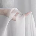 Firana biała z gładkiej etaminy z drobnym deszczykiem 140x300 cm taśma imitująca flex BELISSA Eurofirany