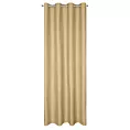 Zasłona beżowa z tkaniny zamszowej 140x250 przelotka ADA Eurofirany