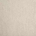 Roleta rzymska jasnobeżowa z miękkiej matowej tkaniny szenilowej o naturalnym splocie