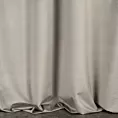 Zasłona szyta na taśmie fala ENYA ciemnobeżowa z miękkiej półmatowej tkaniny welwetowej