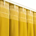 Zasłona musztardowa z matowego welwetu 140x300 cm taśma imintująca flex MADLEN Eurofirany