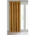 Zasłona miodowa z ekskluzywnego matowego welwetu 140x250 cm przelotka VILLA Eurofirany