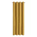 Zasłona musztardowa z tkaniny welurowej 420x260 cm przelotka - Dora Eurofirany