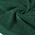Ręcznik do rąk 30x50 cm bawełniany kolor butelkowy zielony ze wzorem zygzaka 500 g/m2 KALIA Reina Line Eurofirany