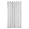 Firana biała z delikatnymi prążkami i efektem deszczyku 350x250 cm przelotka PILAR Eurofirany