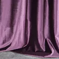 Zasłona szyta na taśmie fala ITALIA fioletowa z tkaniny welwetowej o delikatnym połysku