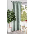 Zasłona miętowa z tkaniny welurowej 420x260 cm taśma - Dora Eurofirany