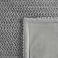 Narzuta-koc srebrno, jasnoszary 130x170 cm z przyjemnego futerka LARIS Eurofirany