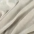Zasłona jasnobeżowa z szenilowej tkaniny 140x250 cm przelotka - NILO Eurofirany