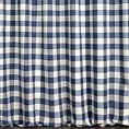 Tkanina zasłonowa o płóciennym splocie w kratkę Eurofirany