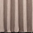 Zasłona szyta na taśmie 5 cm wrzosowa z tkaniny o naturalnym splocie z efektem melanżu