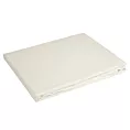 Prześcieradło bez gumki 180x210 cm z satyny bawełnianej kolor kremowy 125 g/m2 DINA Diva Line Eurofirany