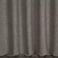 Zasłona szyta na taśmie fala szara z miękkiej tkaniny w stylu eko, z efektem melanżu, przetykana metaliczną nicią
