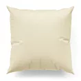 Poszewka szyta kremowa z wodoodpornej tkaniny o welurowej strukturze