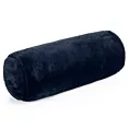 Poduszka wałek 15x45 cm granatowa z miękkiej futrzanej tkaniny  NINA Eurofirany