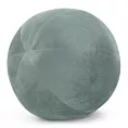 Poduszka dekoracyjna w formie kuli średnica 24 cm welwetowa ciemnomiętowa GAJA Eurofirany