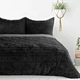 Pościel 220x200 cm z polaru kolor czarny gładka TIFFANY Design 91 Eurofirany
