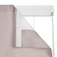 Roleta rzymska ENYA pudrowo różowa z miękkiej półmatowej tkaniny welwetowej