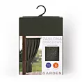 Zasłona grafitowa z wodoodpornej tkaniny idealna do ogrodu i na taras 155x200 cm tunel GARDEN Eurofirany