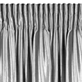 Zasłona srebrna z błyszczącego welwetu 140x270 cm taśma - CAMERON Eurofirany