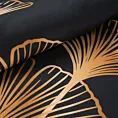 Pościel 160x200 cm z makosatyny bawełnianej kolor czarny, złoty z fantazyjnym wzorem VICTORIA 10 Limited Collection Eurofirany