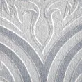 Pościel 220x200 z polaru kolor srebrny, stalowy z eleganckim wzorem FLANO Eurofirany