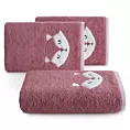 Ręcznik kąpielowy dziecięcy 50x90 cm bawełniany kolor różowy 450 g/m2 BABY 70Eurofirany