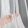 Firana biała z drobnej siatki z efektem bukli 140x300 cm taśma KIM Eurofirany