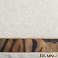 Ręcznik kąpielowy 50X90 cm bawełniany kolor kremowy,czarny z designerską bordiurą 500 g/m2 EVA 23 Eva Minge Eurofirany