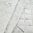 Narzuta biało, srebrna 220x240 cm zdobiona przecieranym wzorem i pikowana metodą hot press BLINK 1 DESIGN 91 Eurofirany