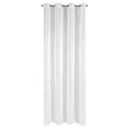 Firana biała z gładkiego matowego woalu 140x250 cm przelotka LUCY Eurofirany