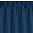 Zasłona ciemnoniebieska z matowej gładkiej tkaniny 140x270 cm taśma RITA Eurofirany