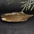 Patera ceramiczna LUNA 4 złota w kształcie liścia Limited Collection Eurofirany