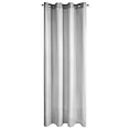 Dekoracja okienna szara z błyszczącą nicią 140x250 cm przelotka FELICIA Eurofirany