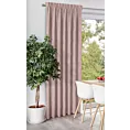 Zasłona różowa z tkaniny welurowej 420x260 cm taśma - Dora Eurofirany
