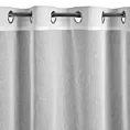 Firana biała o strukturze drobnego deszczyku 140x250 cm przelotka SONIA Eurofirany