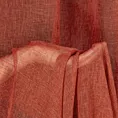 Zasłona ruda o strukturze deszczyku z etaminy 140x250 cm przelotka ANGELICA Eurofirany