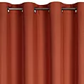 Zasłona ceglasta z matowej gładkiej tkaniny 140x250 cm przelotka RITA Eurofirany