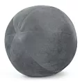 Poduszka dekoracyjna w formie kuli średnica 24 cm welwetowa grafitowa GAJA Eurofirany