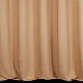 Zasłona szyta na taśmie 5 cm złota z miękkiej tkaniny o welurowej strukturze