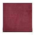Roleta rzymska DORA - HIT bordowa z miękkiej tkaniny o welurowej strukturze