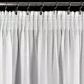 Firana biała matowa z tkaniny szyfonowej 400x270 cm taśma DEBRA Eurofirany
