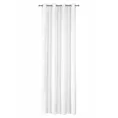 Zasłona biała z matowej gładkiej tkaniny 140x250 cm przelotka RITA Eurofirany
