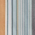 Pościel 220x200 cm bawełniana kolor jasnoturkusowy, jasnopomarańczowy w paski SARA 36 Eurofirany