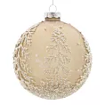 Klasyczna bombka choinkowa ręcznie zdobiona  Eurofirany