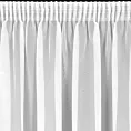 Firana biała z gładkiego matowego woalu 140x270 cm taśma - LUCY Eurofirany