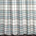 Tkanina zasłonowa o płóciennym splocie w kratkę Eurofirany