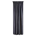 Zasłona granatowa z błyszczącym splotem 140x270 cm taśma ESSME Eurofirany